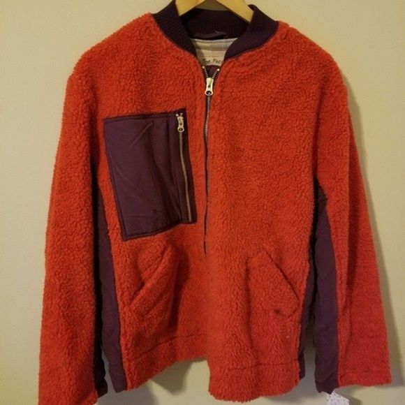 Free People Rivington Colorblock Sherpa Jacket - Picture 3 of 16